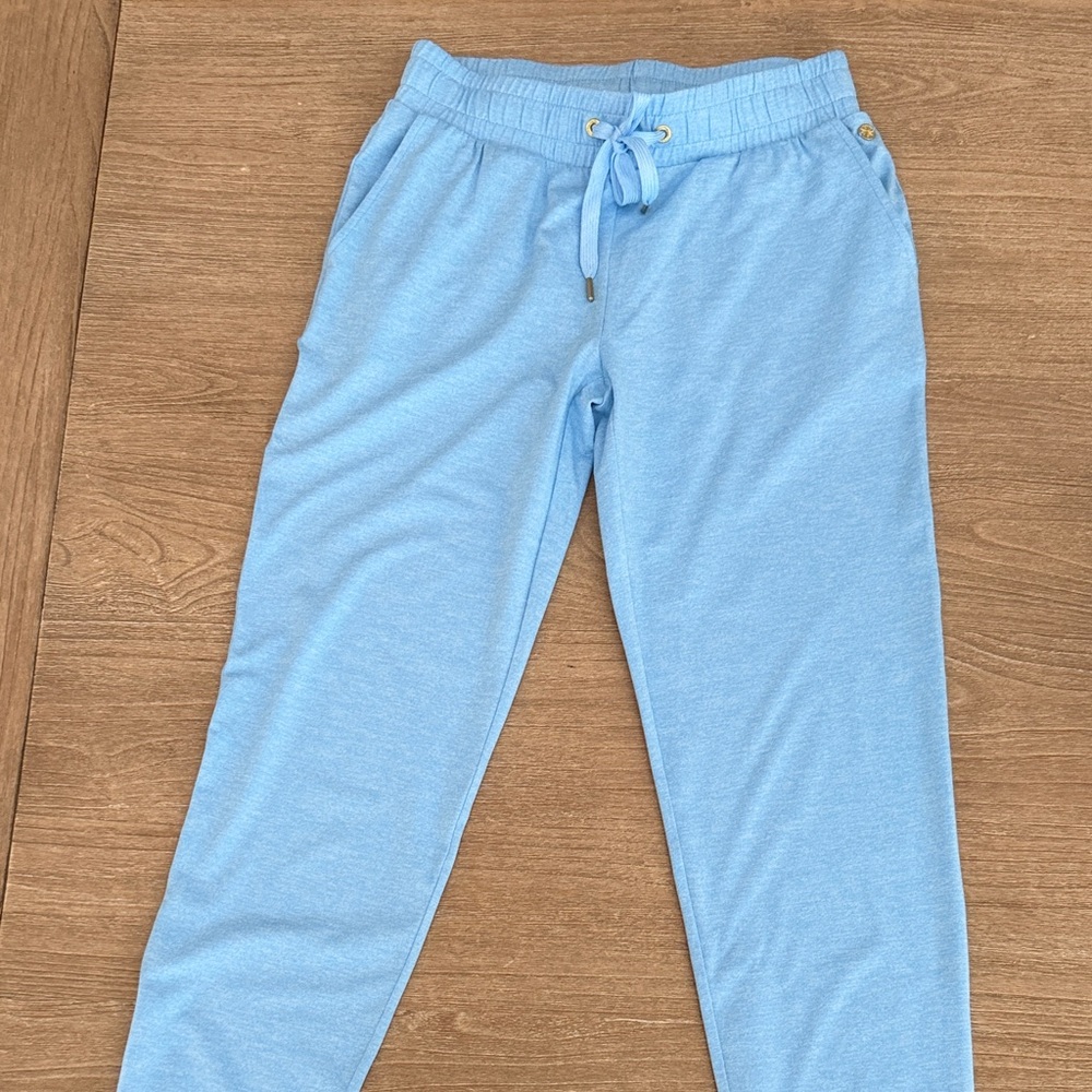 Lilly Pulitzer Light Blue Jogger Pants